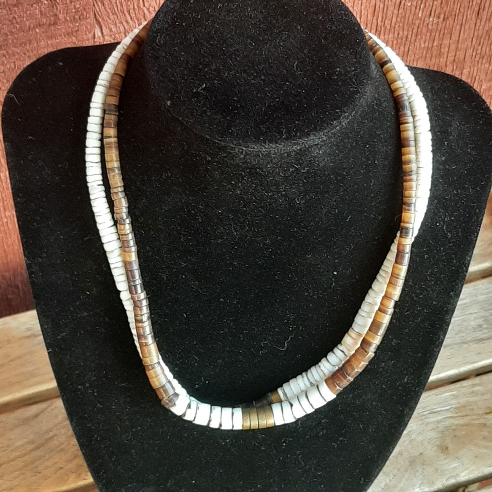 Vintage Puka Shell Necklace Lot of 2