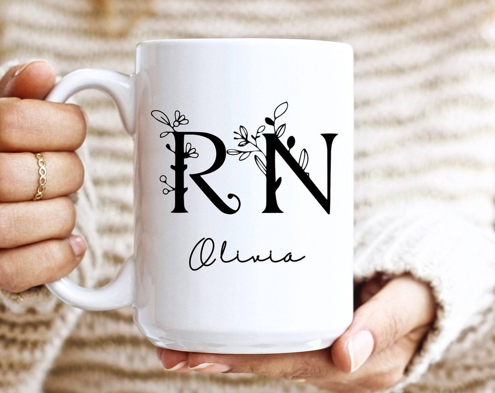 Personalized Nurse Mug Nurse Gifts Rn Mug Rn Gifts Registered Nurse Mug Nurse