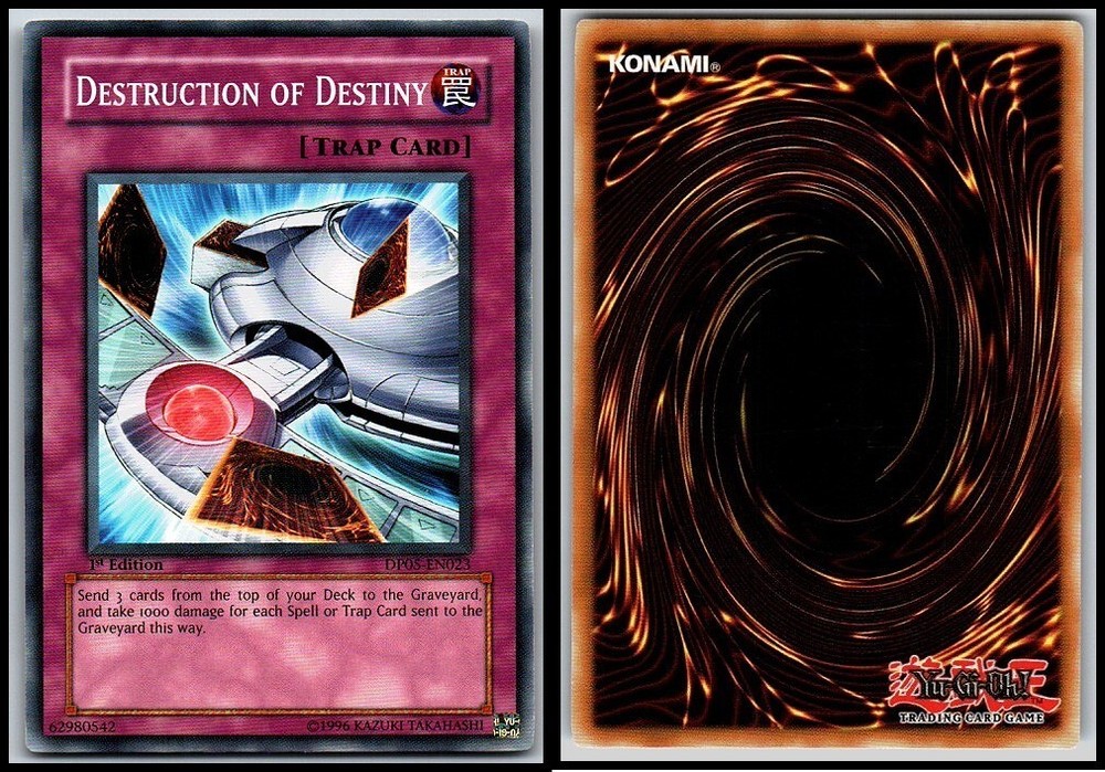 Destruction of Destiny DP05-EN023 1st Edition YuGiOh Card