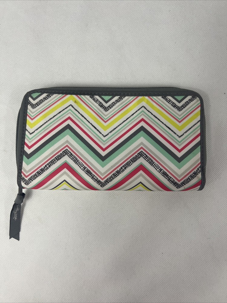 Thirty One Save Your Way Coupon Clutch Inserts Chevron Party Punch Organizer  -image