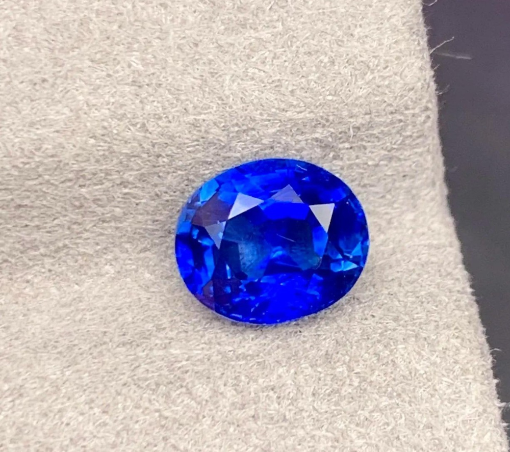 Natural Royal Blue Ceylon Sapphire 10 Ct Oval Certified Rare Loose Gemstone