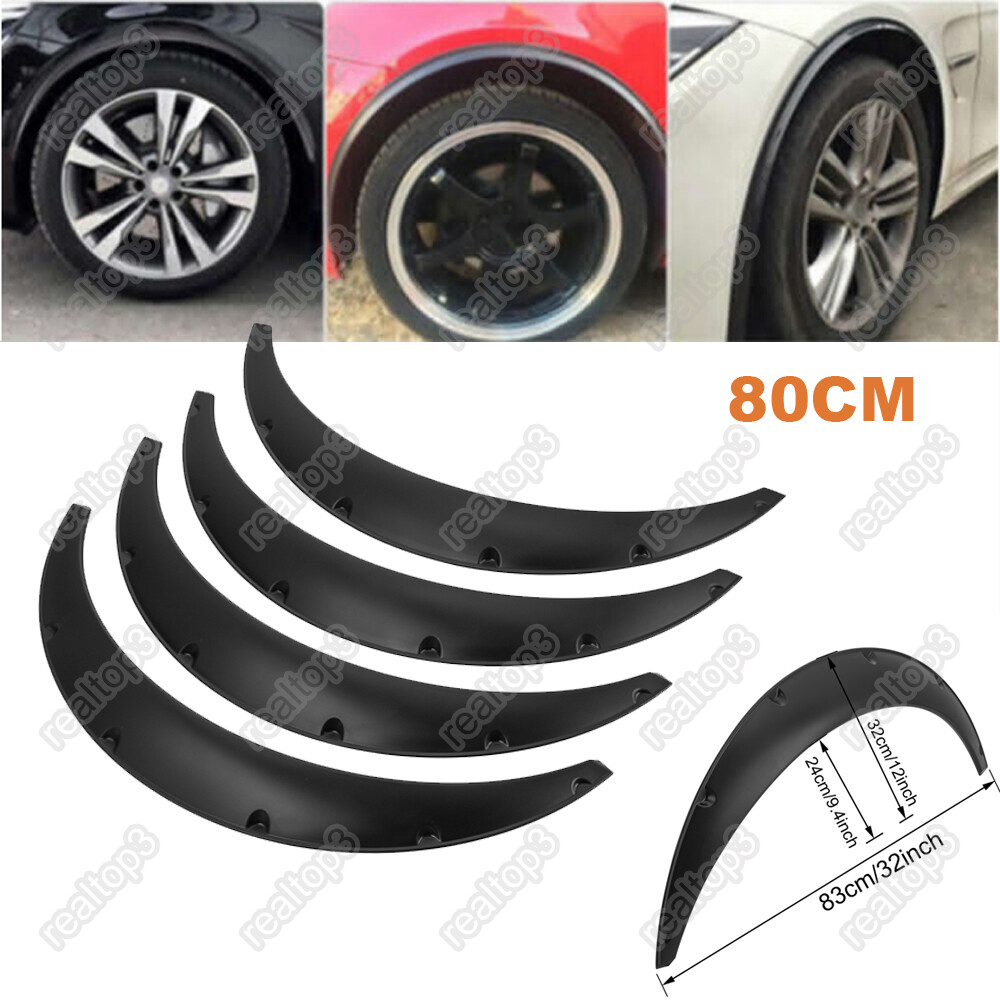 4x Extended Fender Flares Wide Body Wheel Arches for Toyota Tacoma 1995-2004