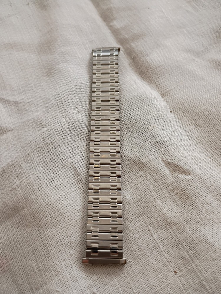 Speidel Vintage Stainless Steel Watch Band Curved 17.5mm Expansion Pre-Owned