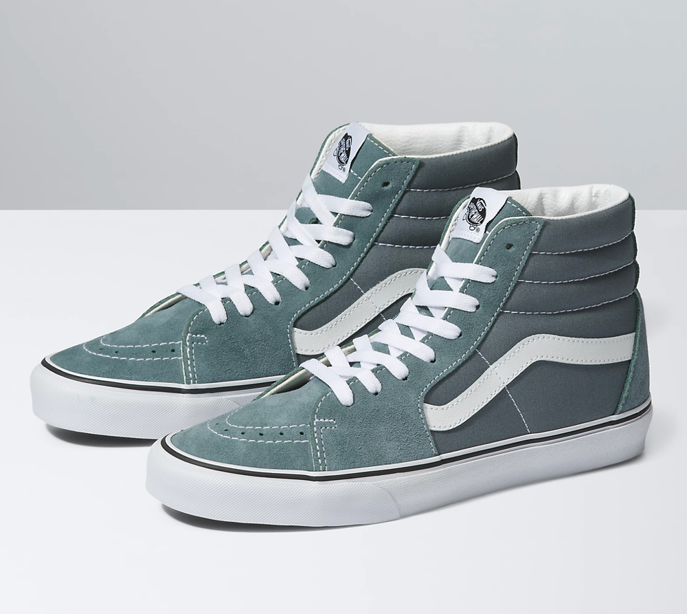 NWT MEN'S VANS SK8-HI COLOR THEORY SNEAKERS Stormy Weather Sz 8 M, 9.5 W