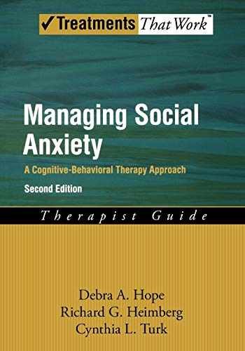 Managing Social Anxiety,Therapist Guide, - Paperback, by Hope Debra A. - Good