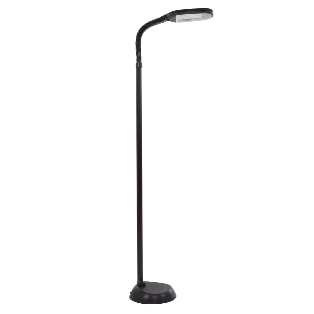 72-6890 Natural Sunlight Floor Lamp with Bendable Neck-Reading, Craft, Studyi...