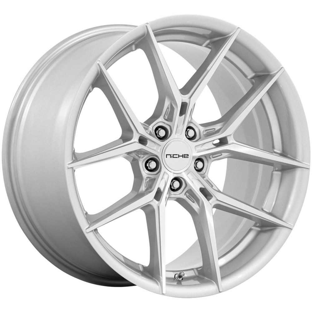 20x9 +35 Niche NC279 Prodigy 5 5x4.5 Silver W/ Machined Face Wheels (Set of 4)