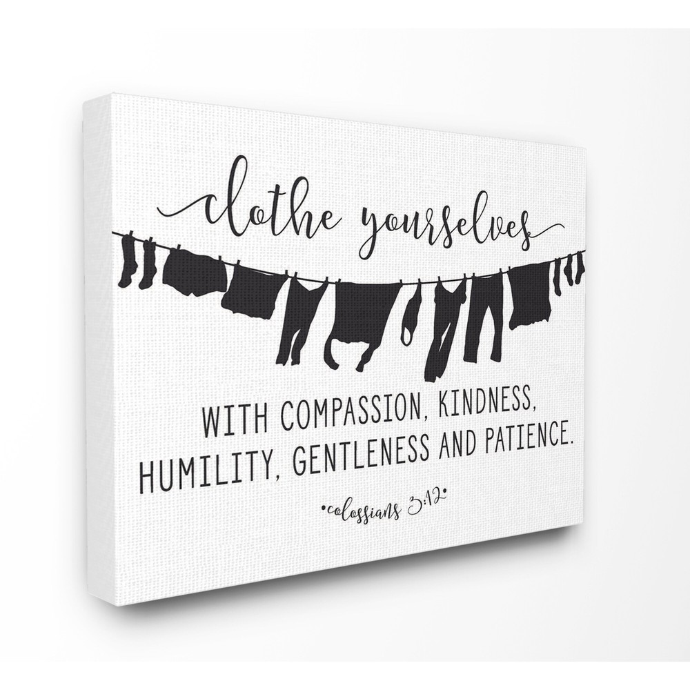 Stupell Clothe Yourselves With Compassion Wall Art