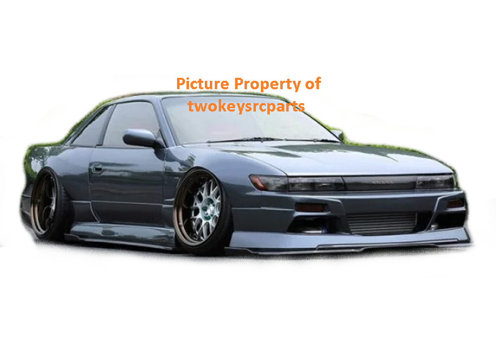 1:10 RC Clear Lexan Body Shell Kit for Nissan Silvia S13 Spirit REI with Extras & Decals