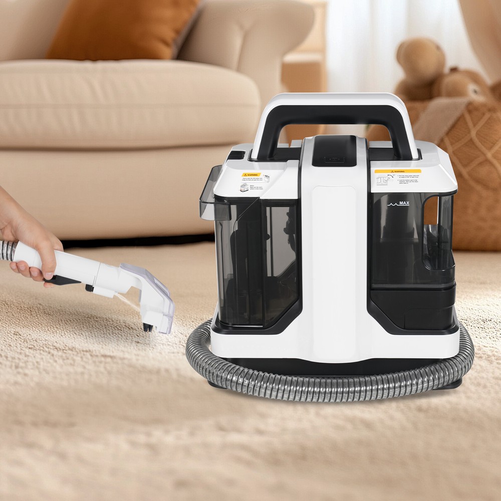 450W Handheld Carpet Cleaner 1080ML Tank Waterproof Deep Cleaner  