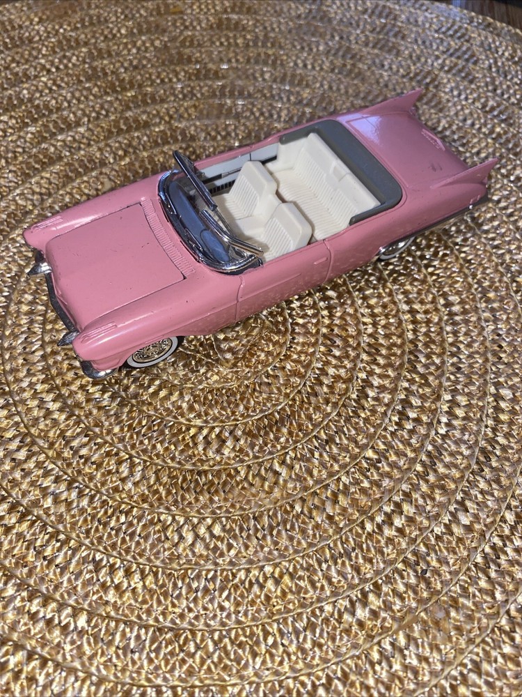 1:21.5 Scale Pink Cadillac Eldorado American Heavy Metal Convertible