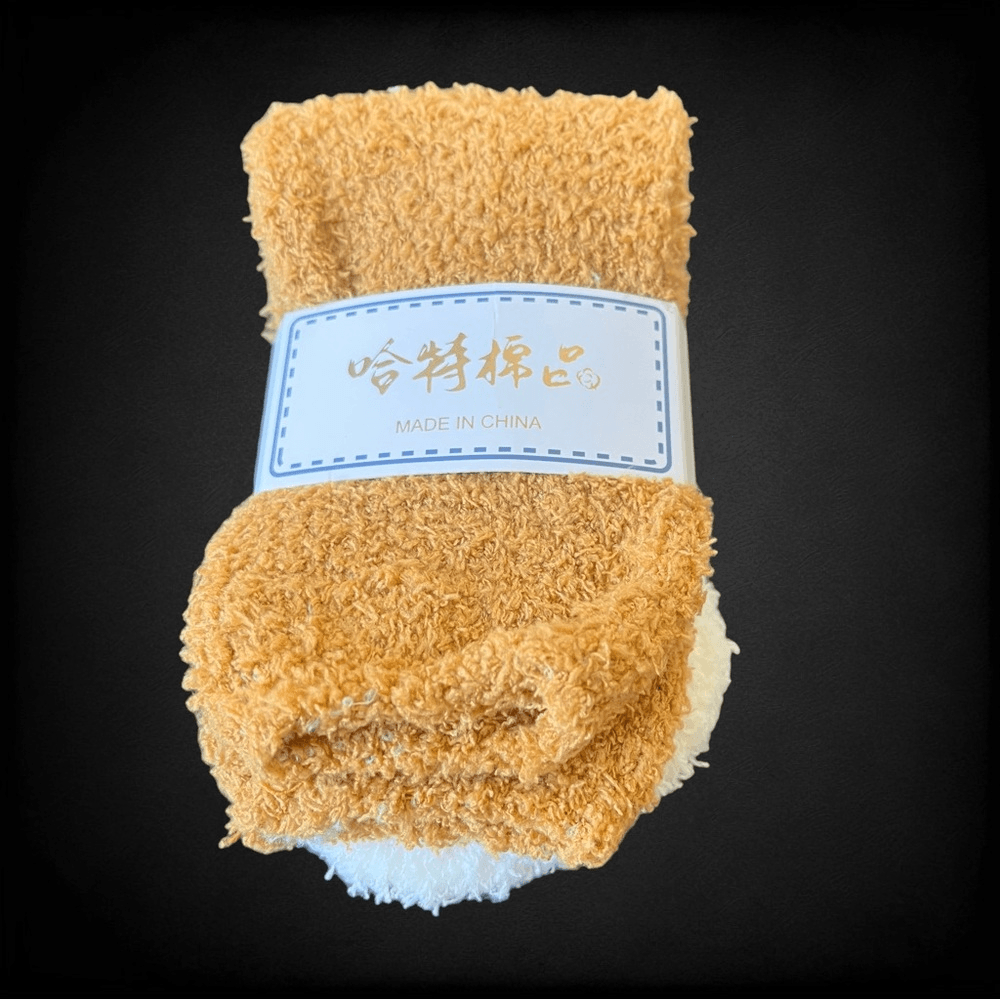 New Cute Fluffy Warm Cat Paw Print Socks