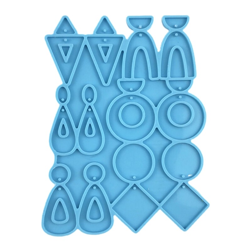 UV Crystal Resin Epoxy Mold for DIY Eardrops Dangler Ear Studs
