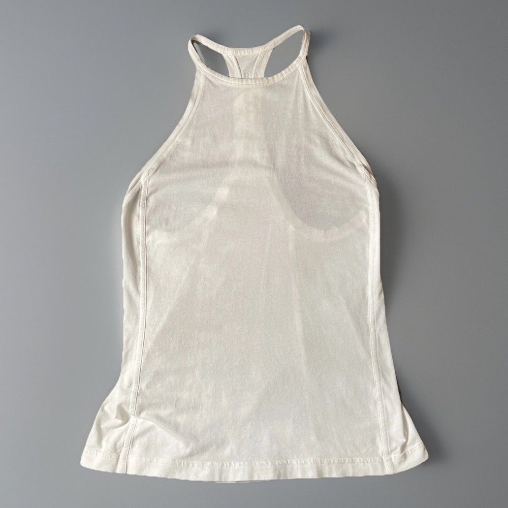 Lululemon Tank Top Size M white Race back Tank