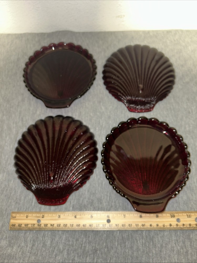 Vintage Javit Crystal Towle Company Shell Collection 7