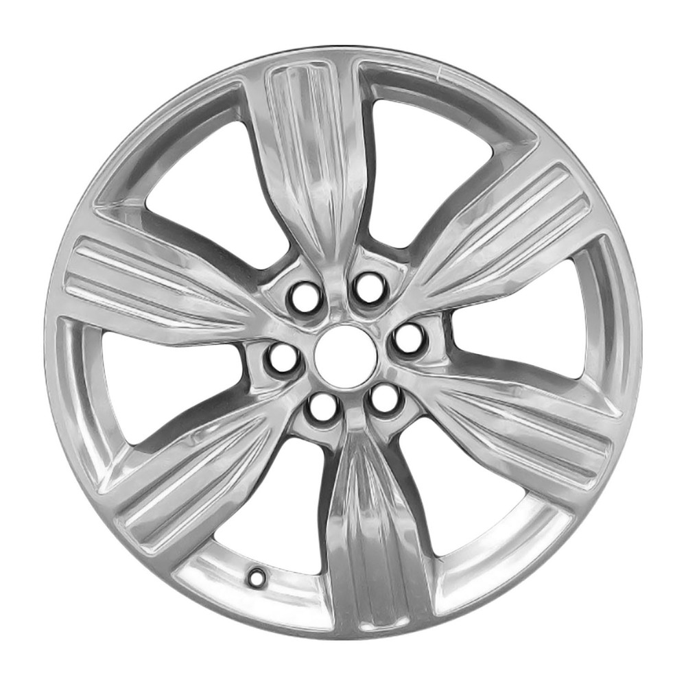 Used 22x9.5 Metallic Polished Wheel fits 2022-2024 Ford Expedition 560-95364