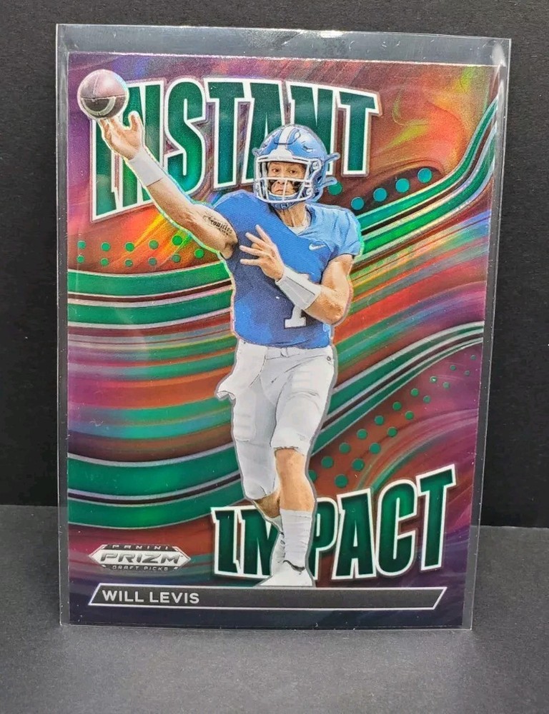 2023 Panini Prizm Draft Picks Will Levis Instant Impact II-3 Rookie Card