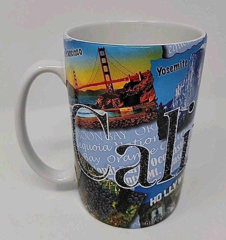 Americaware California Coffee Mug California Is Indented And Textured 2008 Large