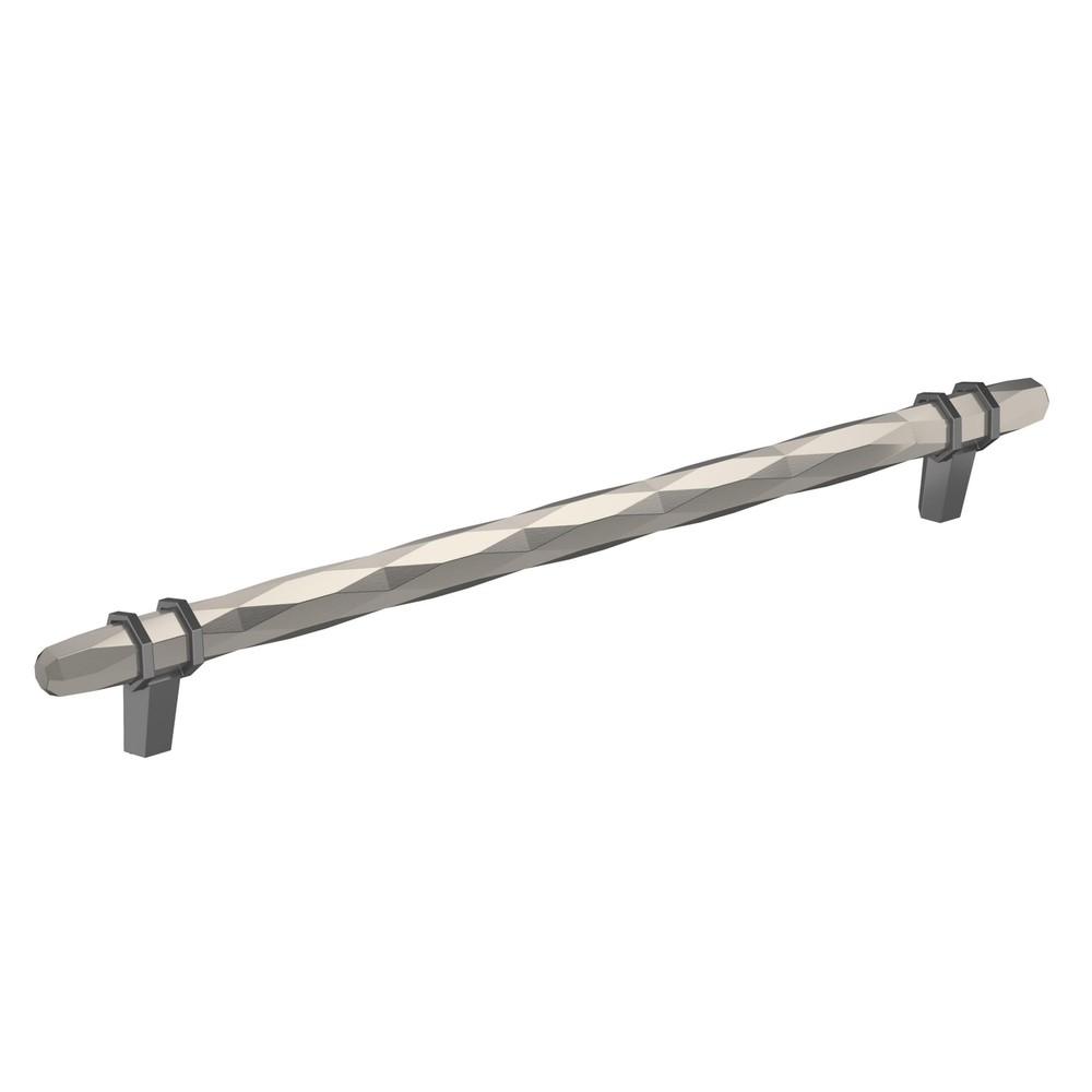 | Cabinet Pull | Satin Nickel/Black Chrome | 10-1/16 inch (256 mm) Center-to-...