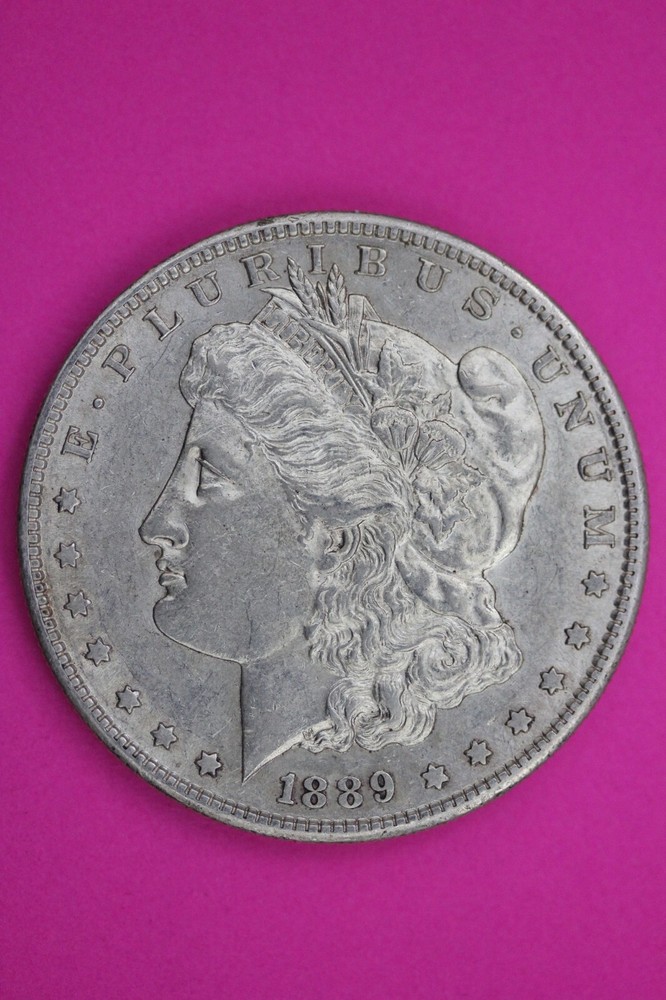 High Grade 1889 S Morgan Liberty Silver Dollar San Francisco Semi Key Coin 279