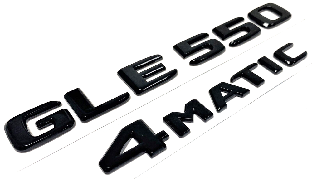 2 GLE550+4MATIC FOR MERCEDES REAR TRUNK EMBLEM BADGE NAMEPLATE DECAL NUMBER
