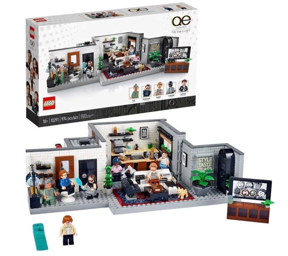 LEGO Icons 10291 Queer Eye The Fab 5 Loft NEW SEALED Retired Complete Set
