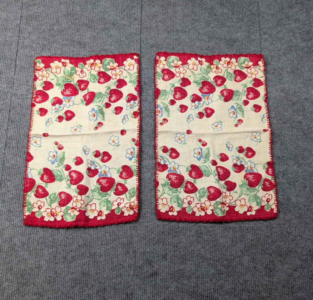 Vintage Tea Towel Set 9.5x16