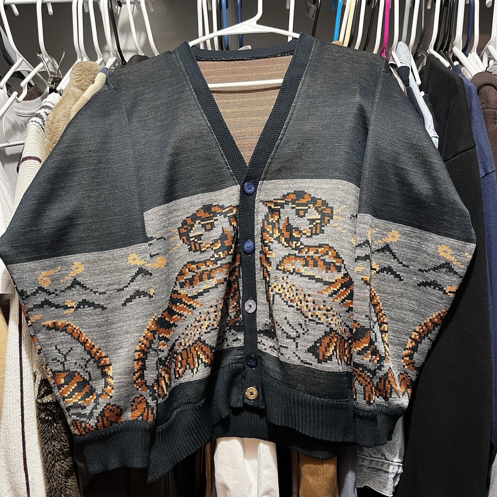 Vintage Wacko Maria Inspired Men’s Cardigan in Size S