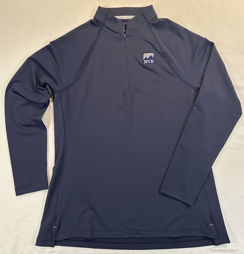 Peter Millar Women's Long Sleeve Quarter Zip Performance Pullover Shirt Large