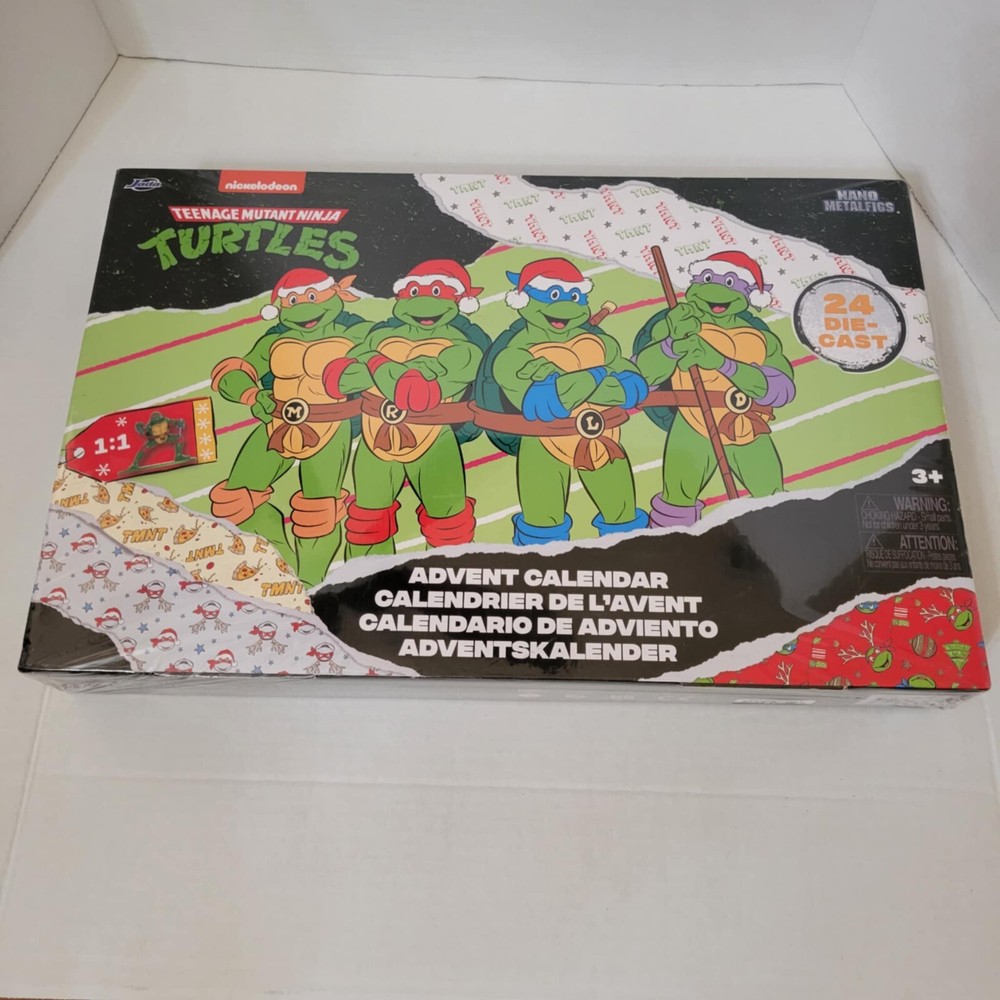 Teenage Mutant Ninja Turtles TMNT Advent Calendar 2024 Nano Metalfigs