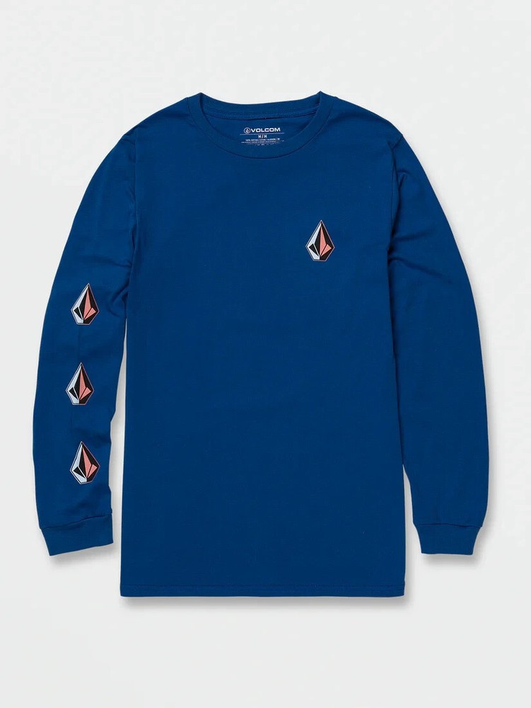 Volcom Iconic Stone Long Sleeve Tee - Royal