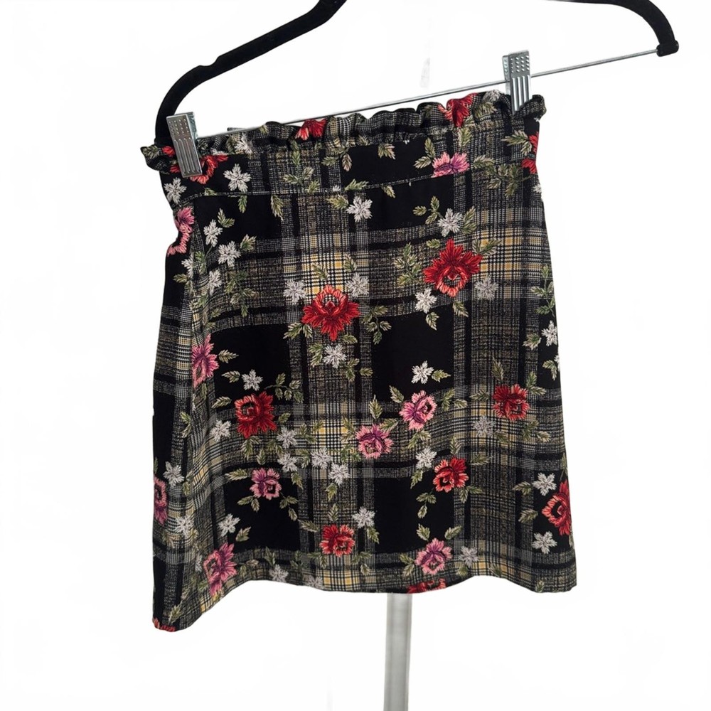 TOPSHOP floral miniskirt