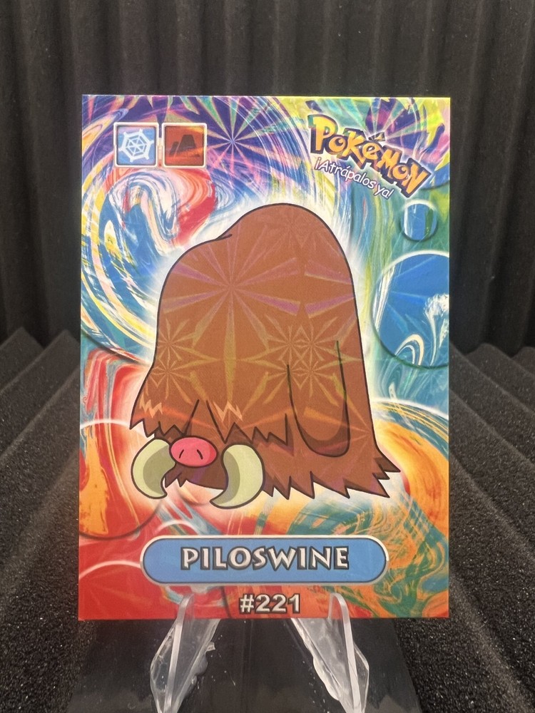 Piloswine #221 - Spotlight Holo - Pokemon Electric Peru