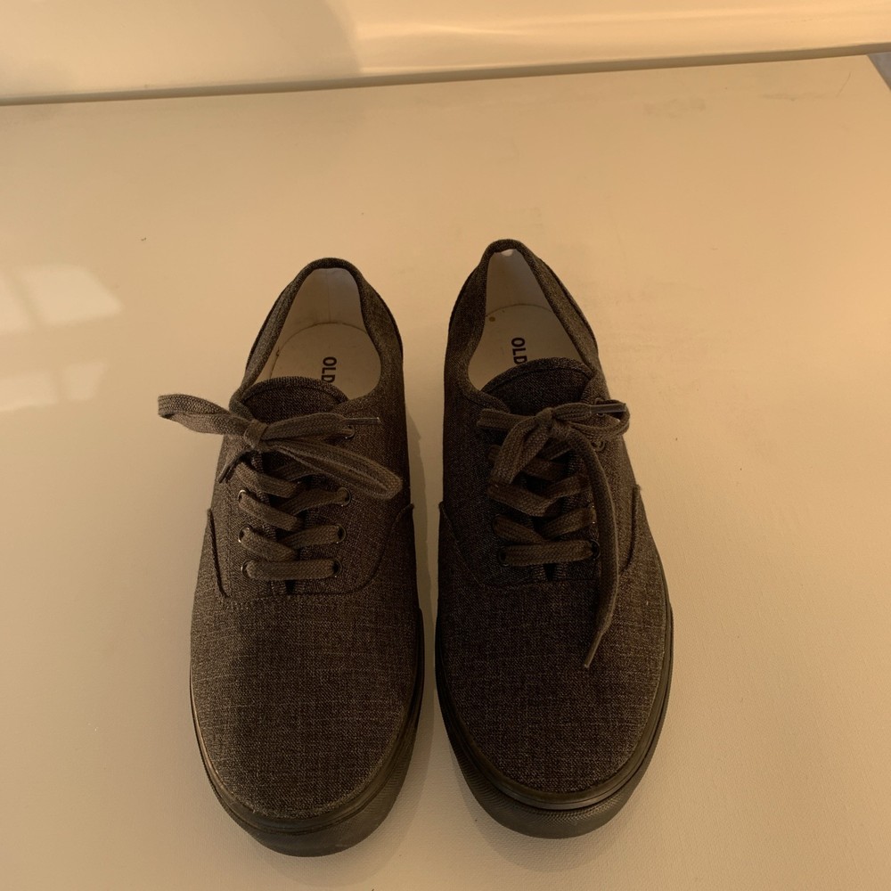 Old Navy Shoes Mens 11 Faux Suede Casual Sneakers Tan Lace Up Round Toe