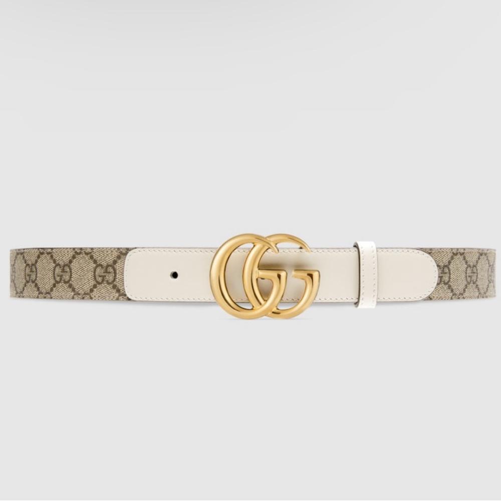 BNWT Gucci Marmont Gold GG Buckle Belt Size 75 30 for $550