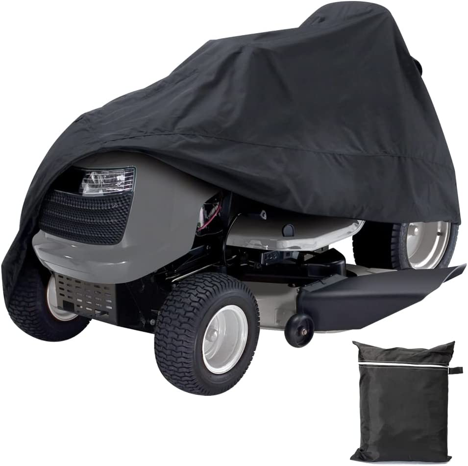Riding Lawn Mower Cover Waterproof Heavy Duty Outdoor Tractor Cover Fits Decks u