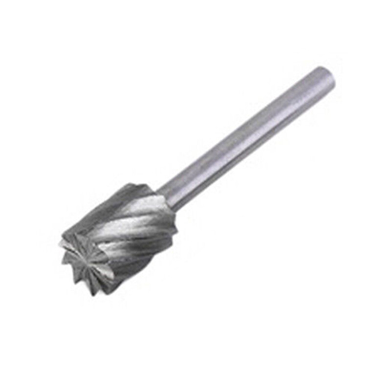 6 X HSS Routing Router Grinding Burr Bit Wood Cutter For Rotary Dremel Tool