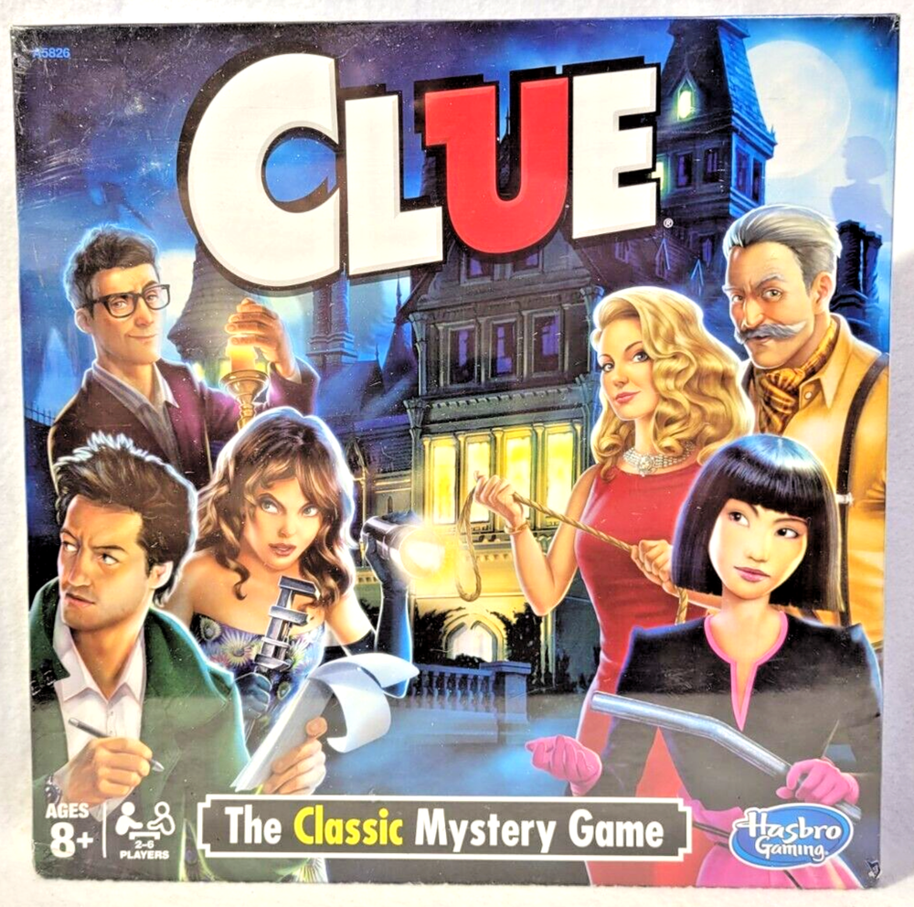 Hasbro Clue The Classic Mystery Board Game - New/Sealed