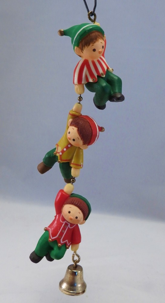 HALLMARK Ornament 1990 Elfin Antics Tree Trimmer Collection
