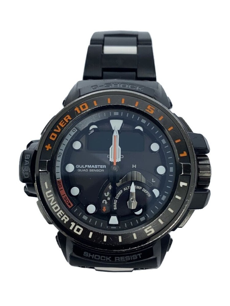 CASIO G-SHOCK GWN-Q1000MC-1AJF Solar Digital Analog Watch Used