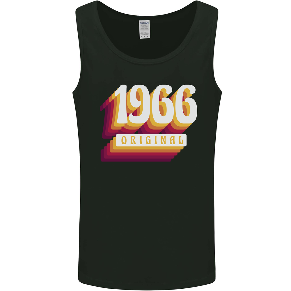 Retro 59th Birthday Original 1966 Mens Vest Tank Top