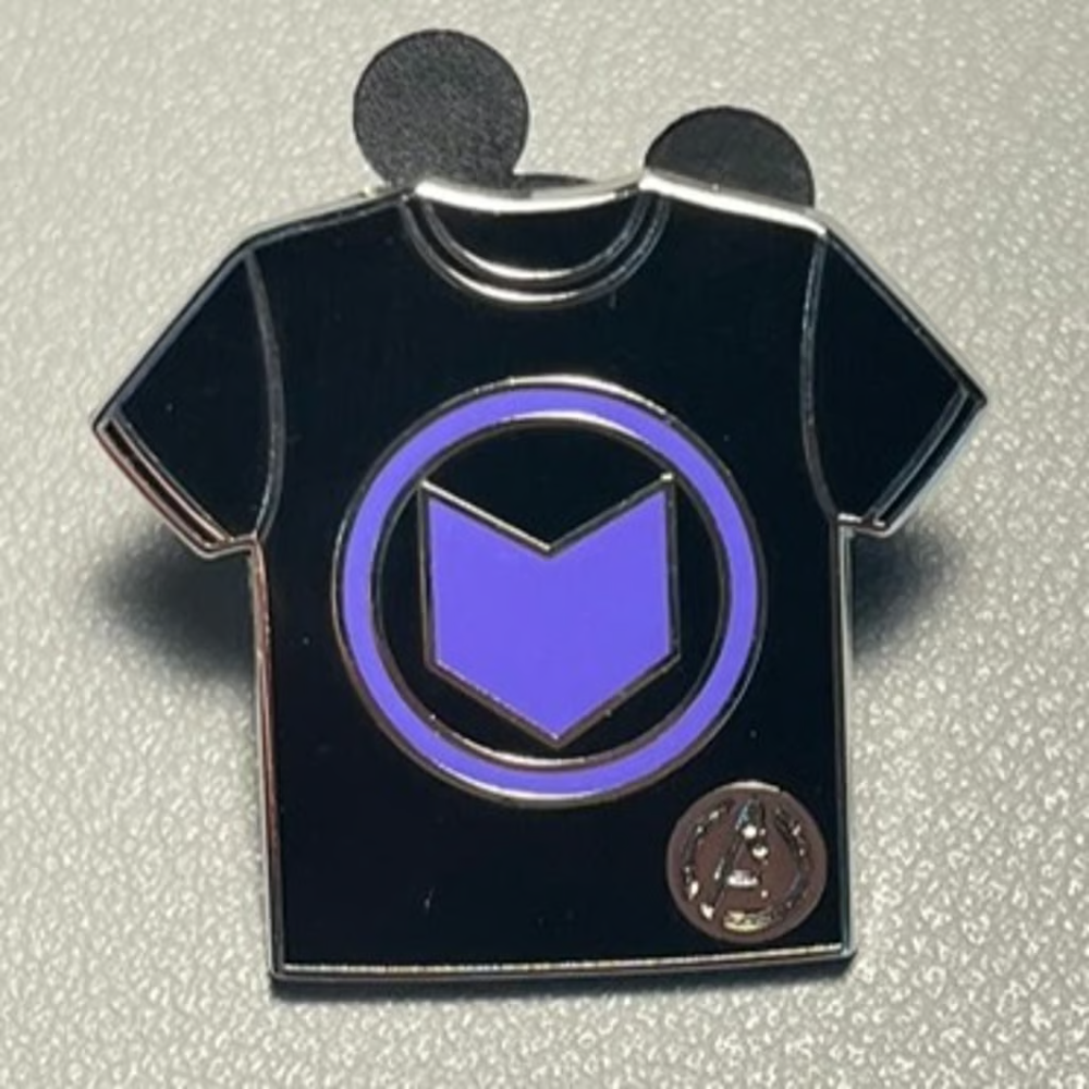 Disney Trading Pin 164967 Marvel Avengers Superheroes T-Shirts - Hawkeye
