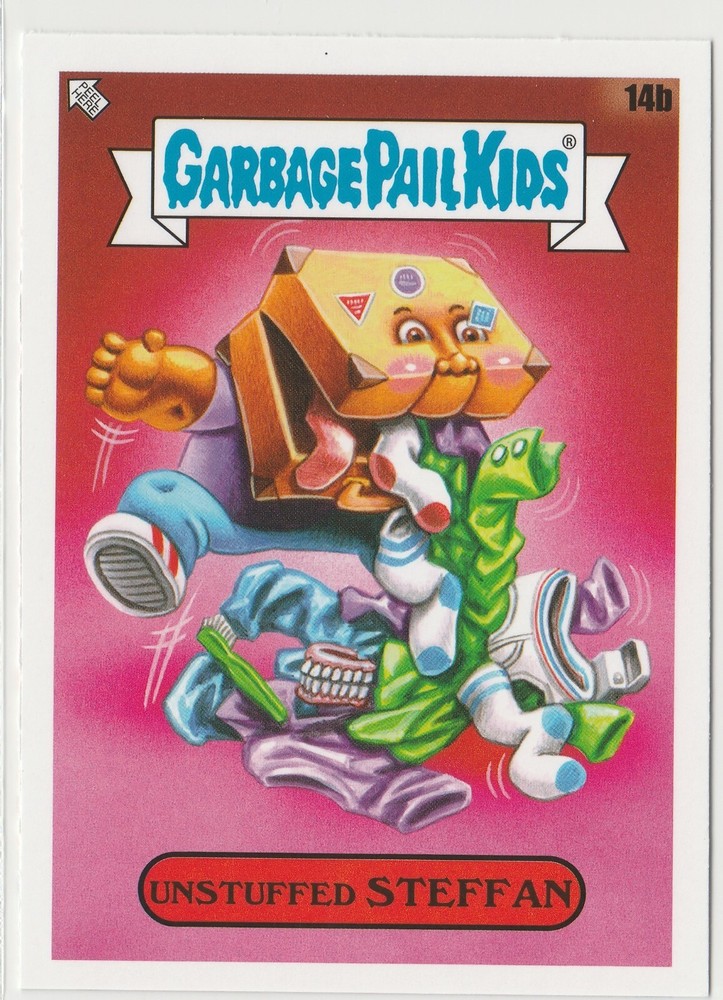 Unstuffed Steffan #14b Garbage Pail Kids GPK 2021 Vacation Series Card