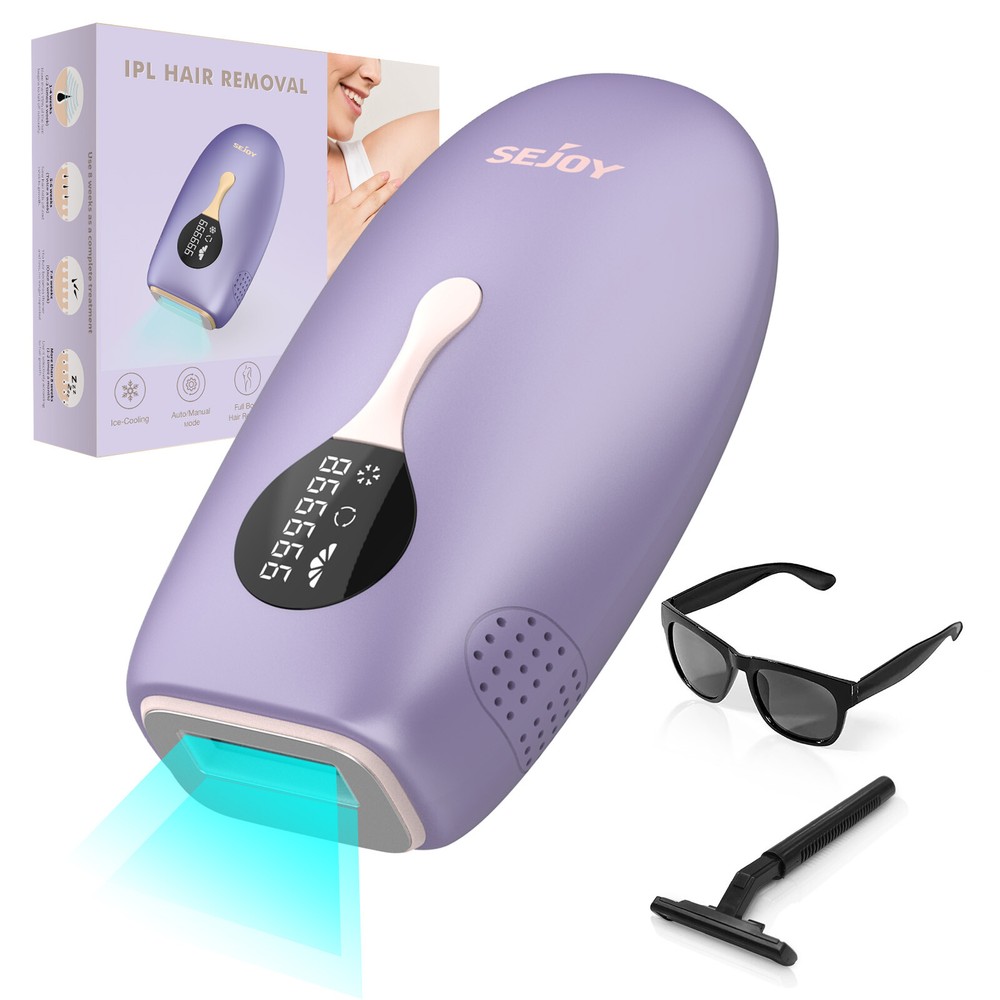 SEJOY IPL Laser Hair Removal Cold Light LED Digital Display 999999 Flashes