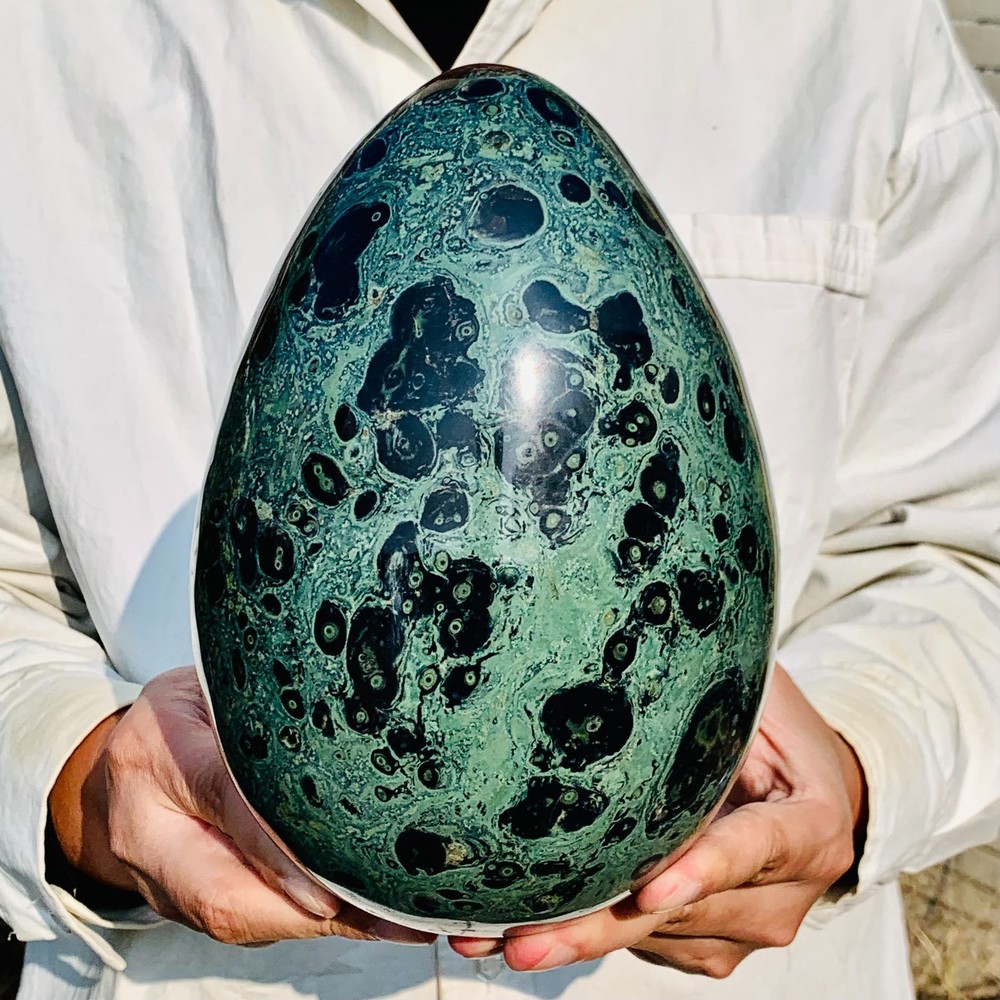 13.22LB Natural Kambaba jasper Crystal Egg mineral specimen Healing