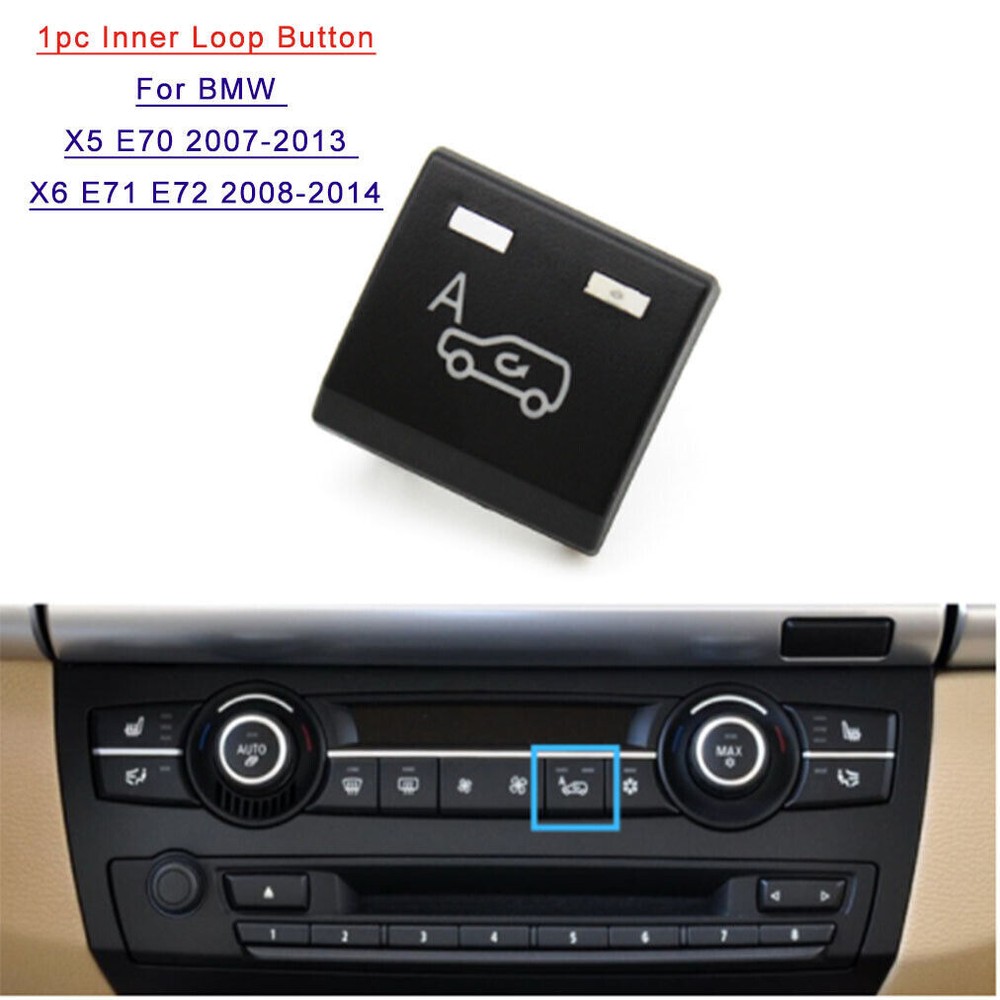 BMW X5 X6 E70 E71 E72 Dashboard Inner Loop Button Cover Trim