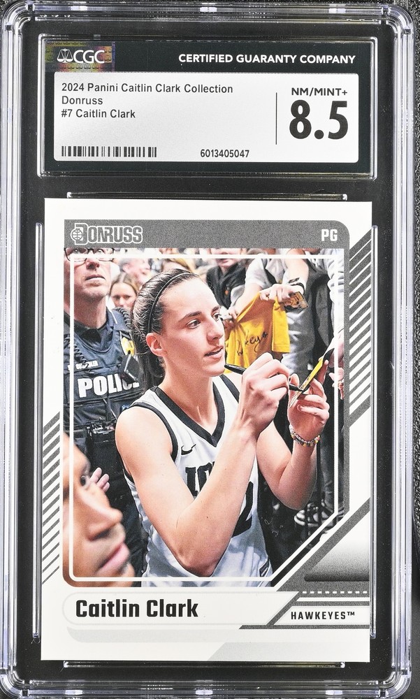 2024 Panini Caitlin Clark Collection Caitlin Clark #7 Donruss Basketball CGC 8.5
