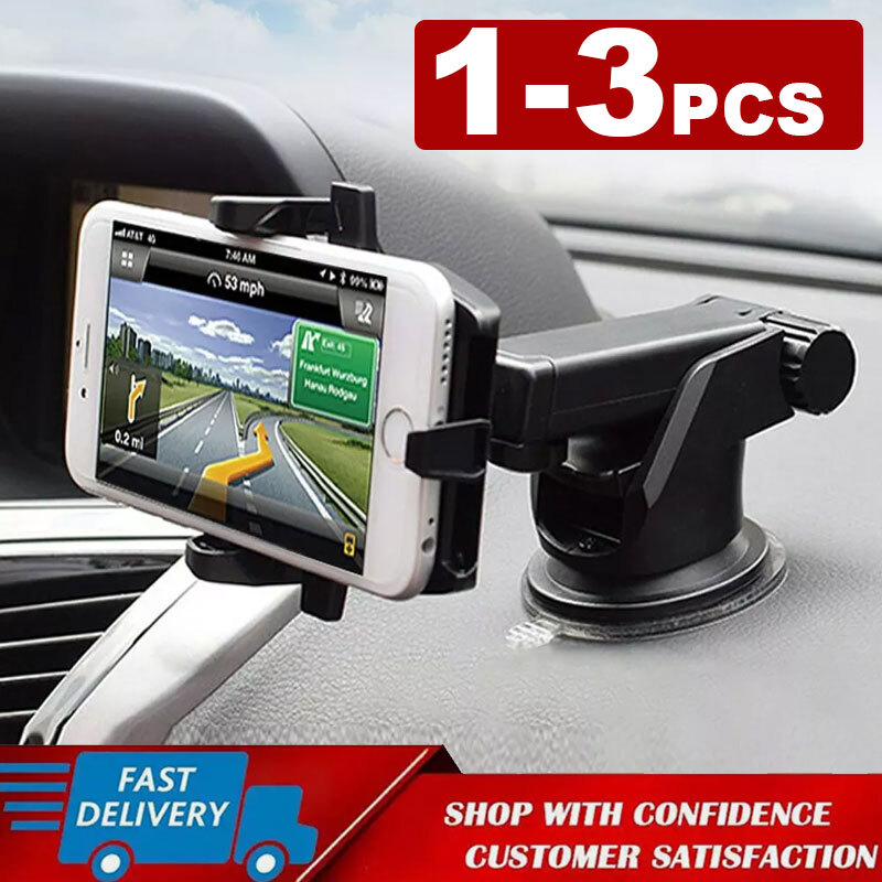 360° Universal Mount Holder Car Stand Windshield For Mobile Cell Phone GPS USA
