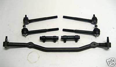 1971 1972 CHEVY CHEVELLE STEERING LINKAGE REBUILD KIT w/ CENTERLINK + TIE RODS