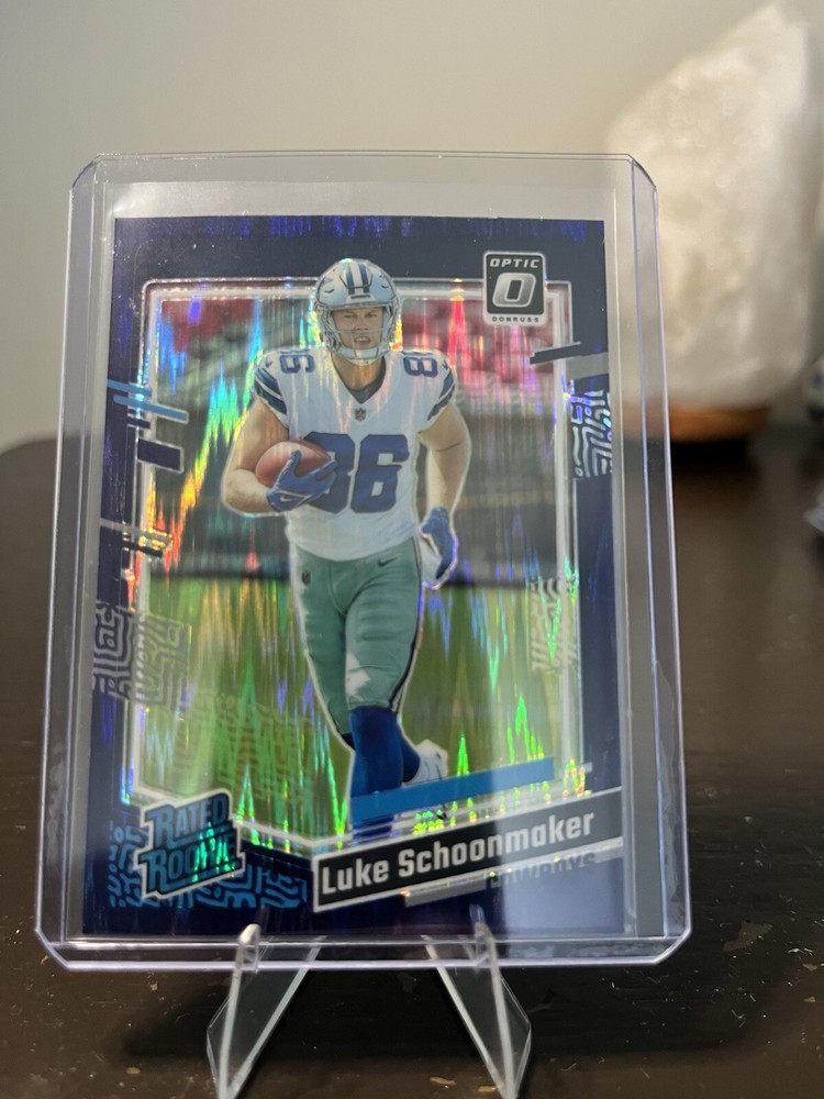 2023 Panini Donruss Optic - Luke Schoonmaker Rated Rookie Purple Shock #227 (RC)